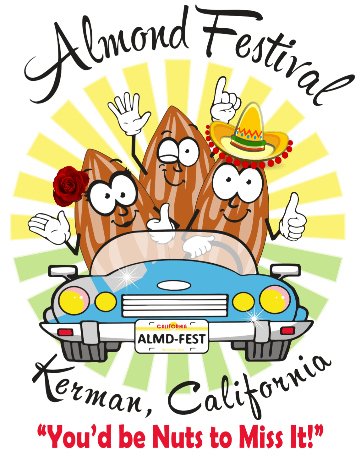Almond Fest Logo Tagline No Date