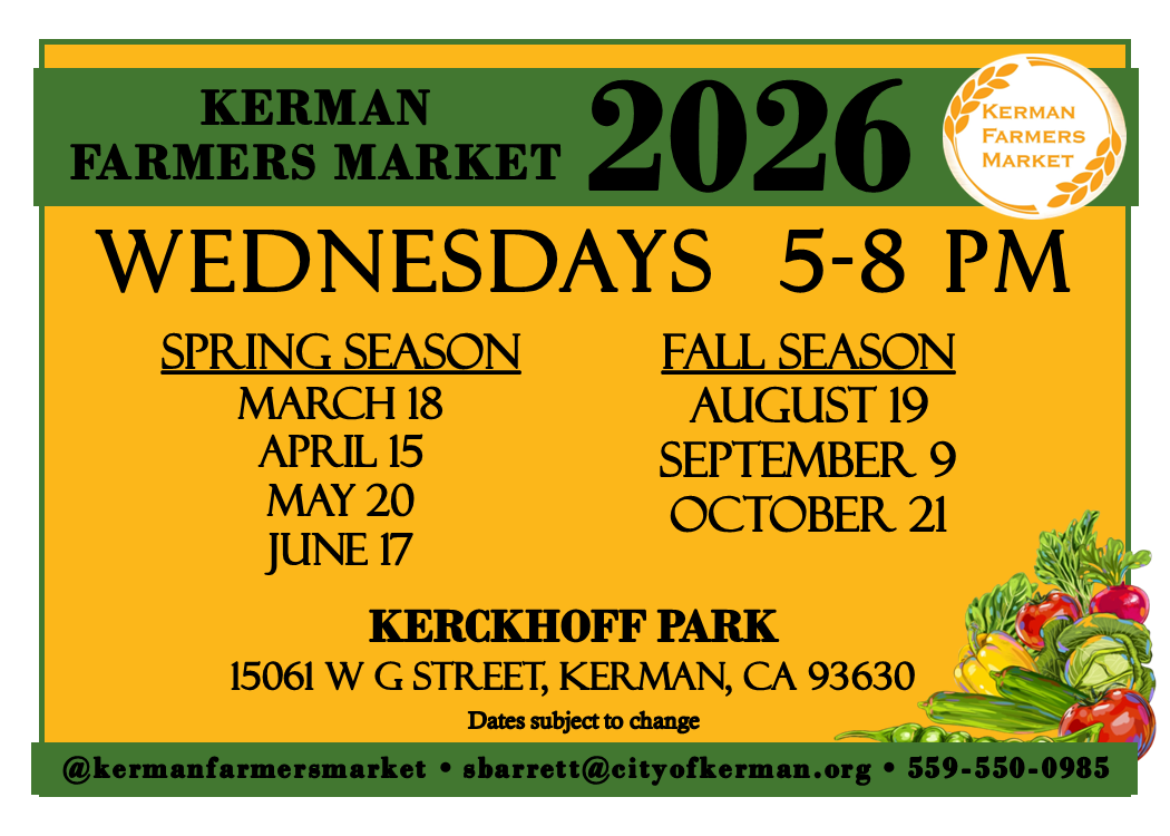 2026 Market Dates Flyer